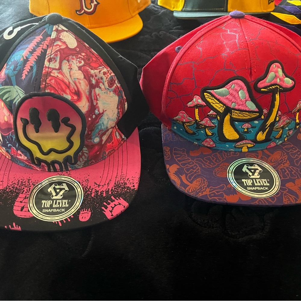 Top Level Graphic Snapback Hats